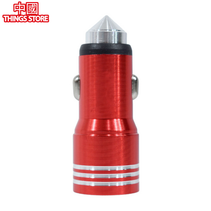 Cargador de celular para auto con 2 puertos usb