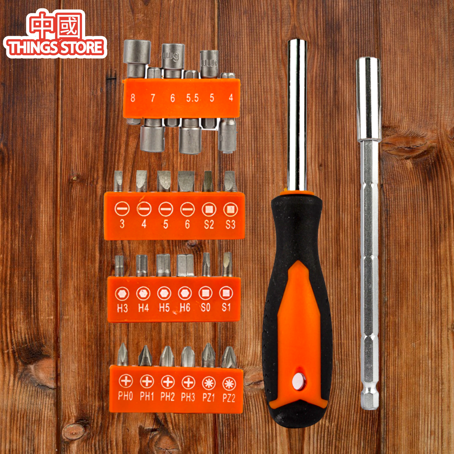 Kit de desarmadores 24 pz