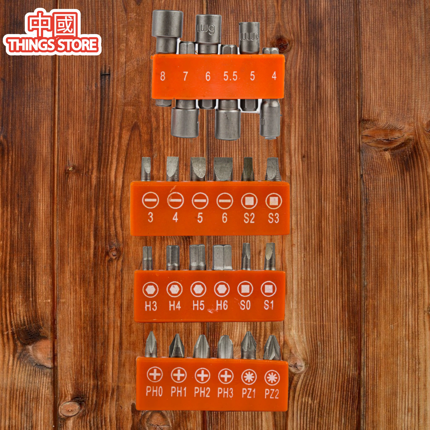 Kit de desarmadores 24 pz