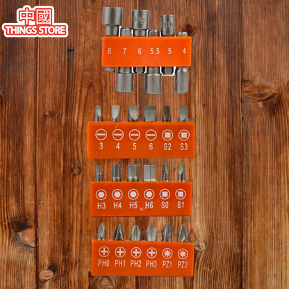 Kit de desarmadores 24 pz