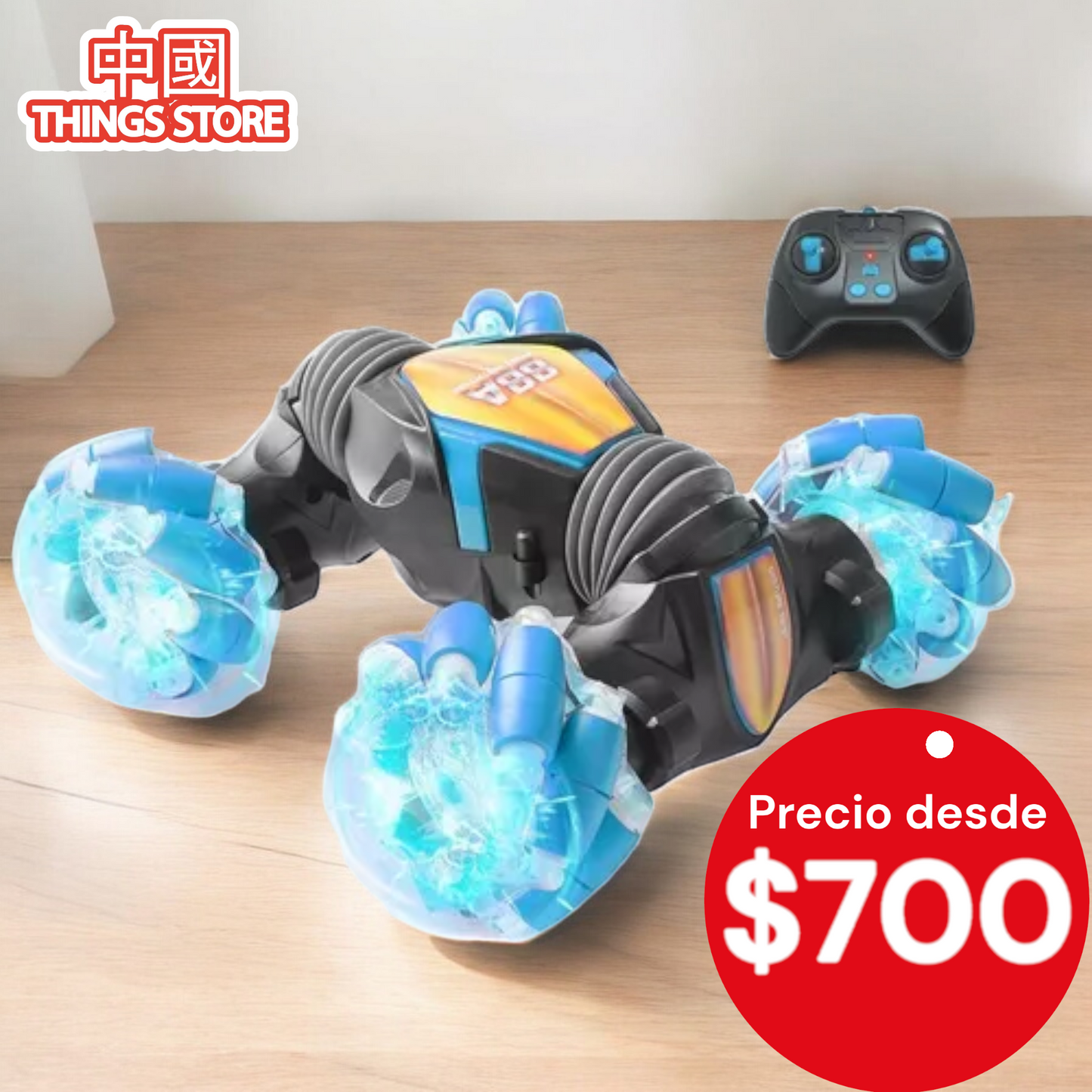 Carro con control remoto y manual