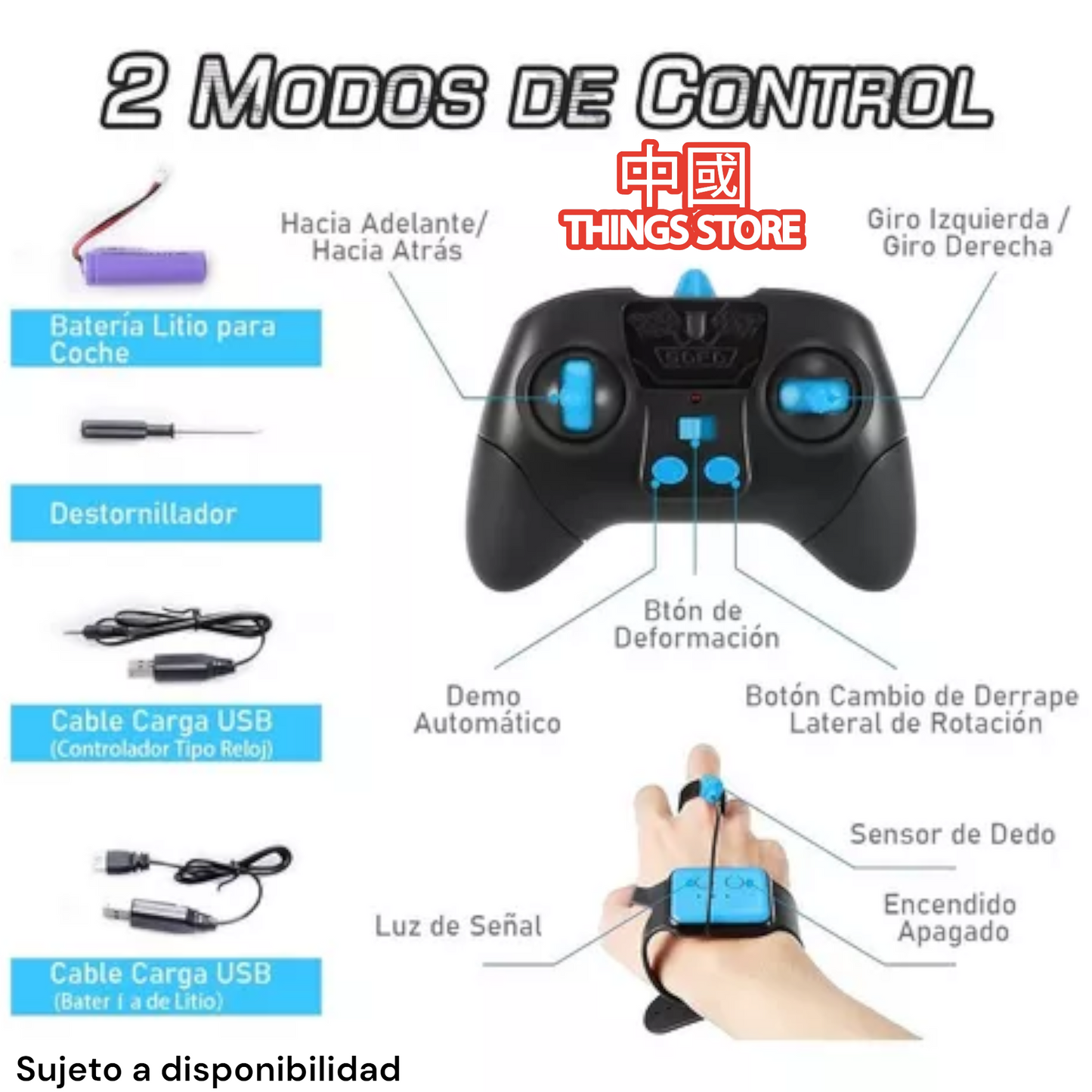 Carro con control remoto y manual