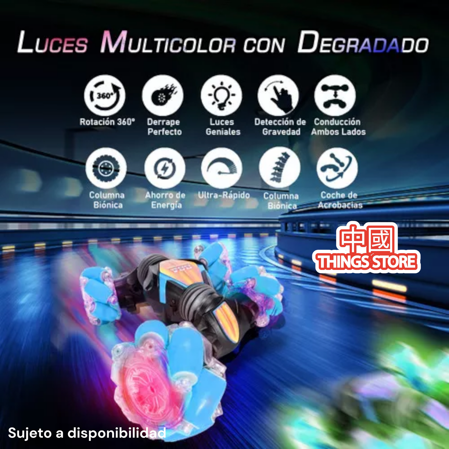 Carro con control remoto y manual