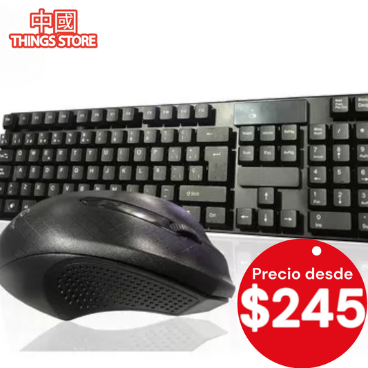 Teclado y mouse Bluetooth