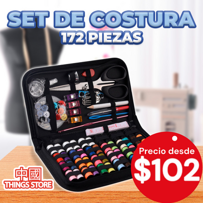 Set de Costura de Viaje de 172 Piezas