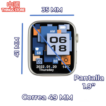 SmartWatch S9 con 7 correas