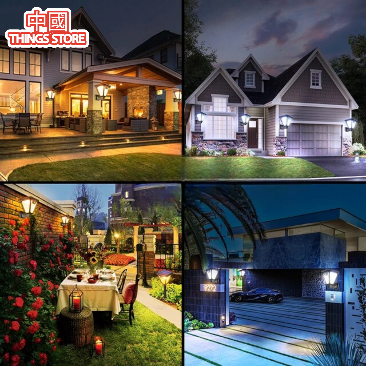 Lámpara solar de exterior