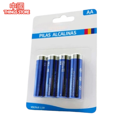 Paquete de 4 pilas AA