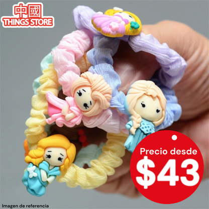 Scrunchies de princesas