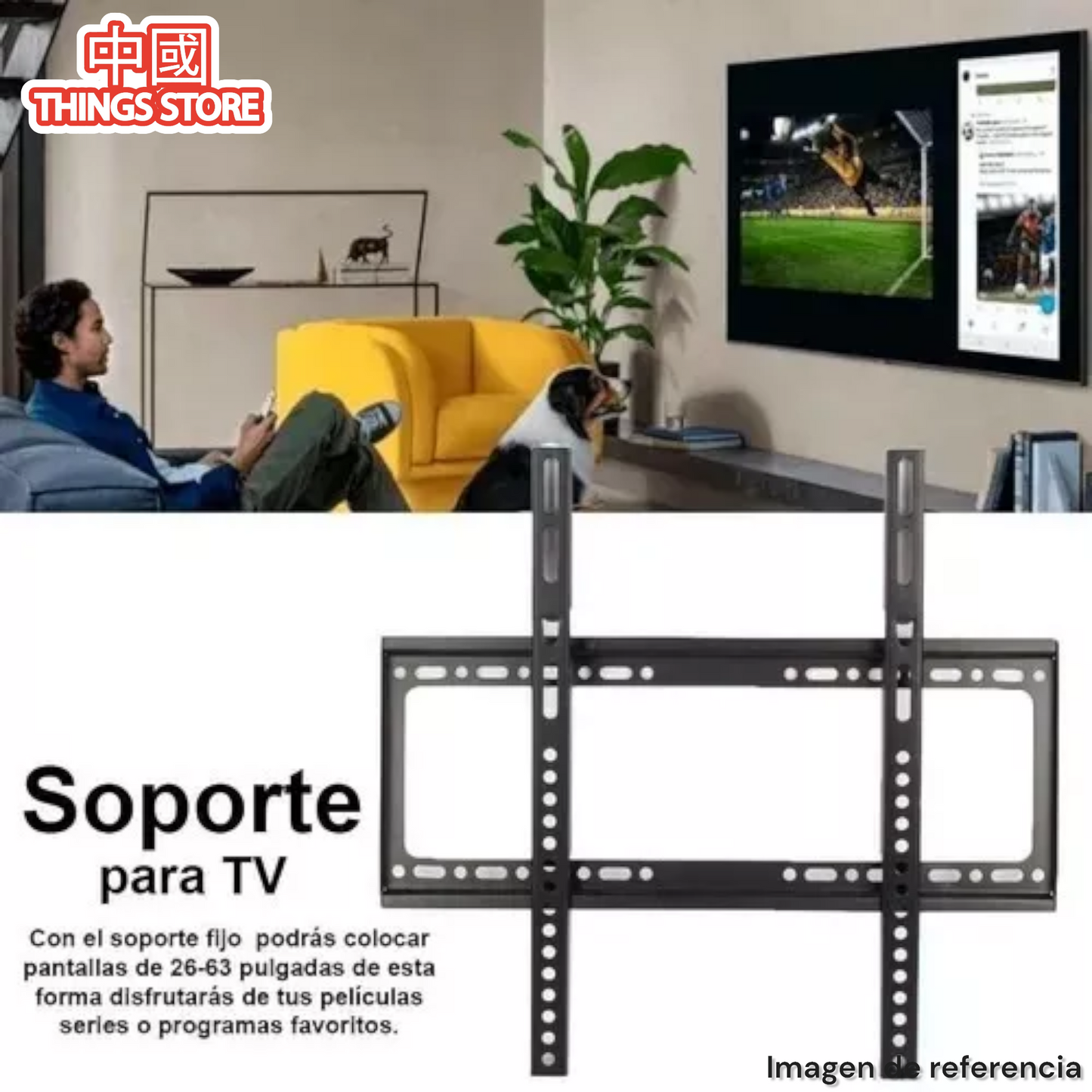 Soporte para T.V de 26" a 63"