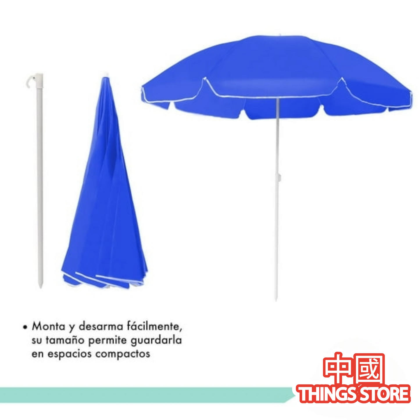 Sombrilla de playa 1 metro