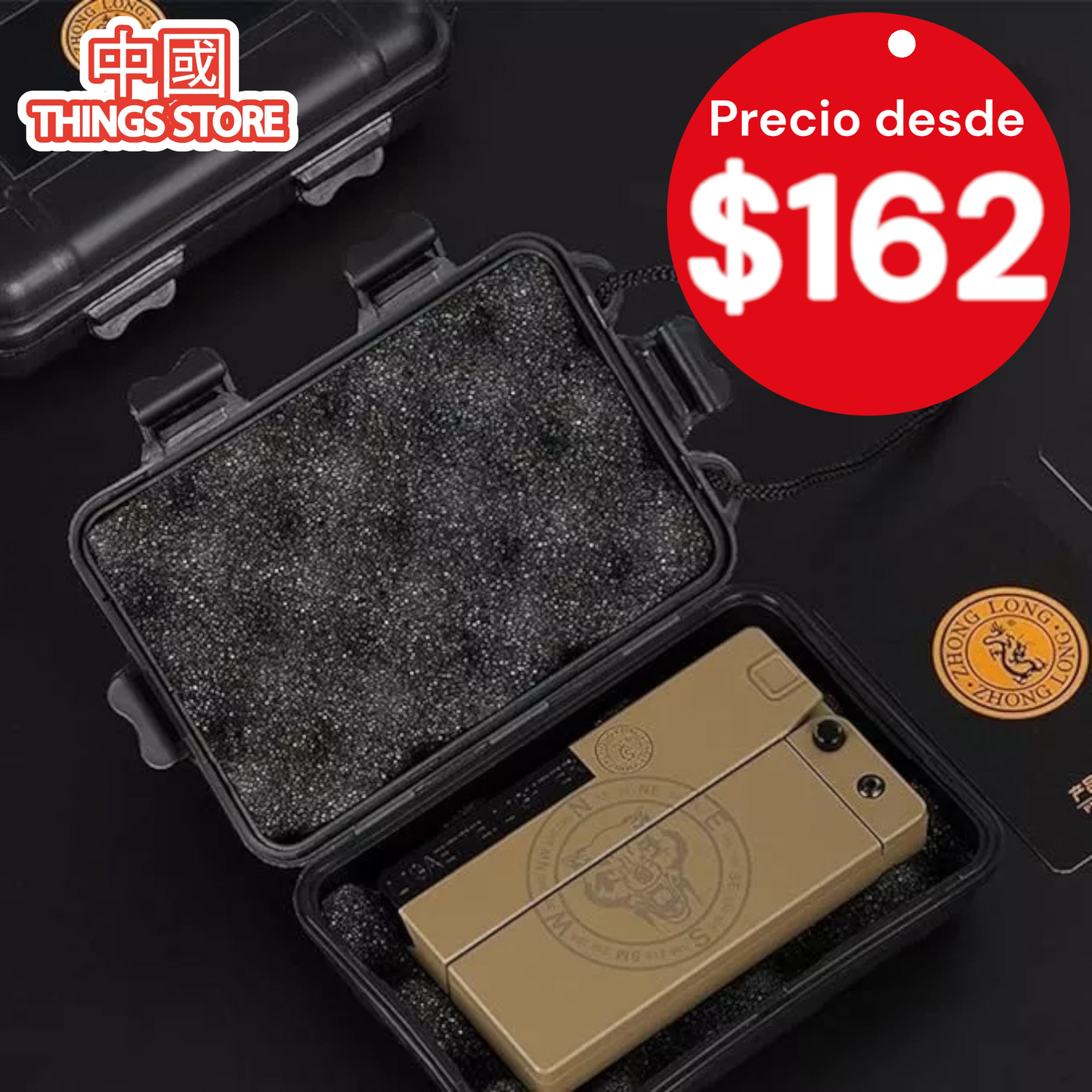 Encendedor con cigarrera