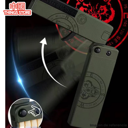 Encendedor con cigarrera