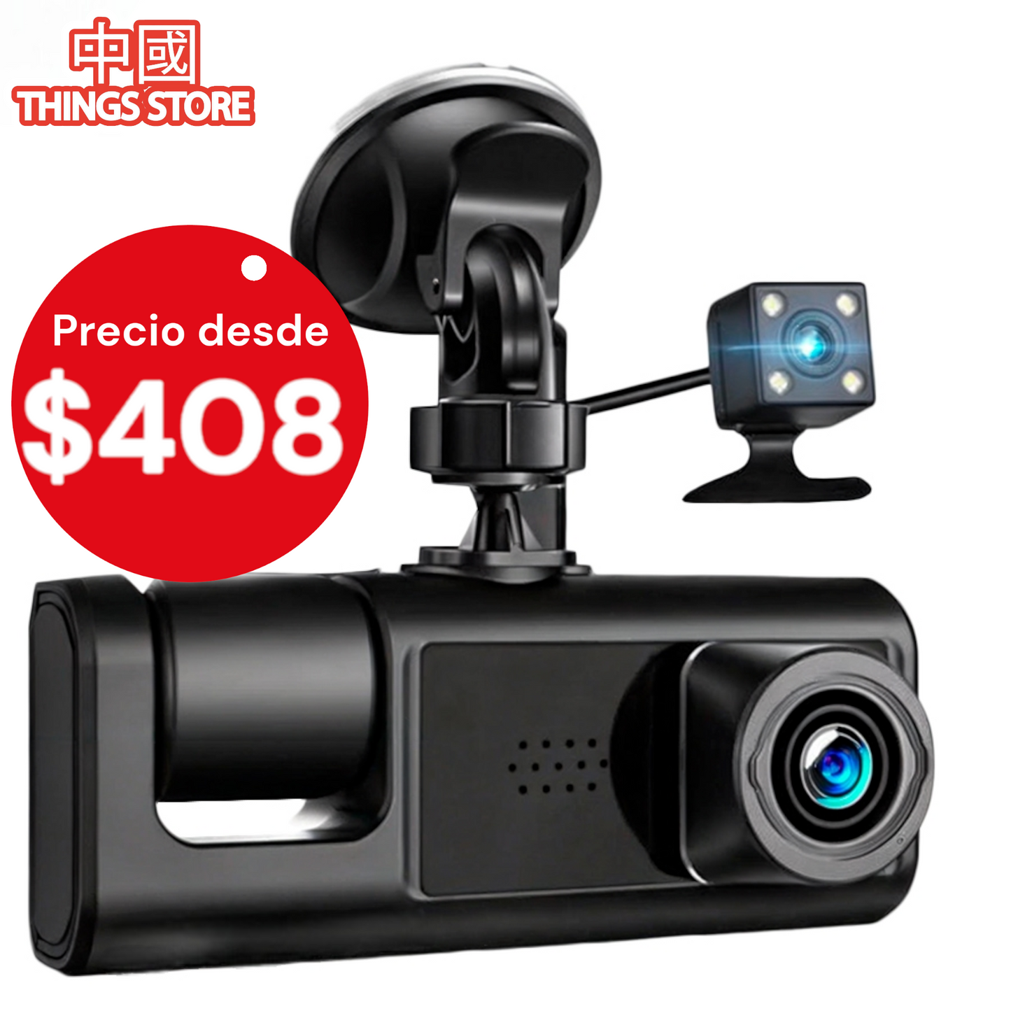 Cámara de coche 3 cámaras