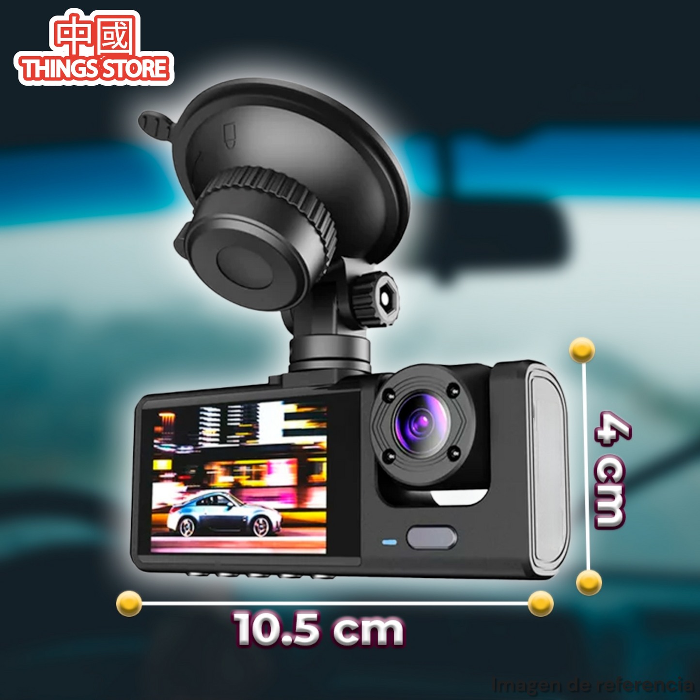Cámara de coche 3 cámaras