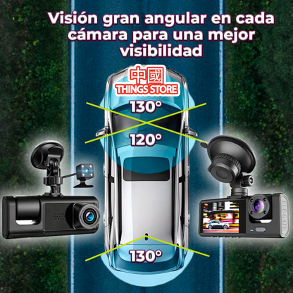 Cámara de coche 3 cámaras