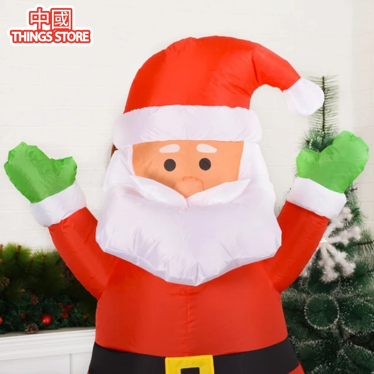 Inflable de Santa Claus 1.8 metros