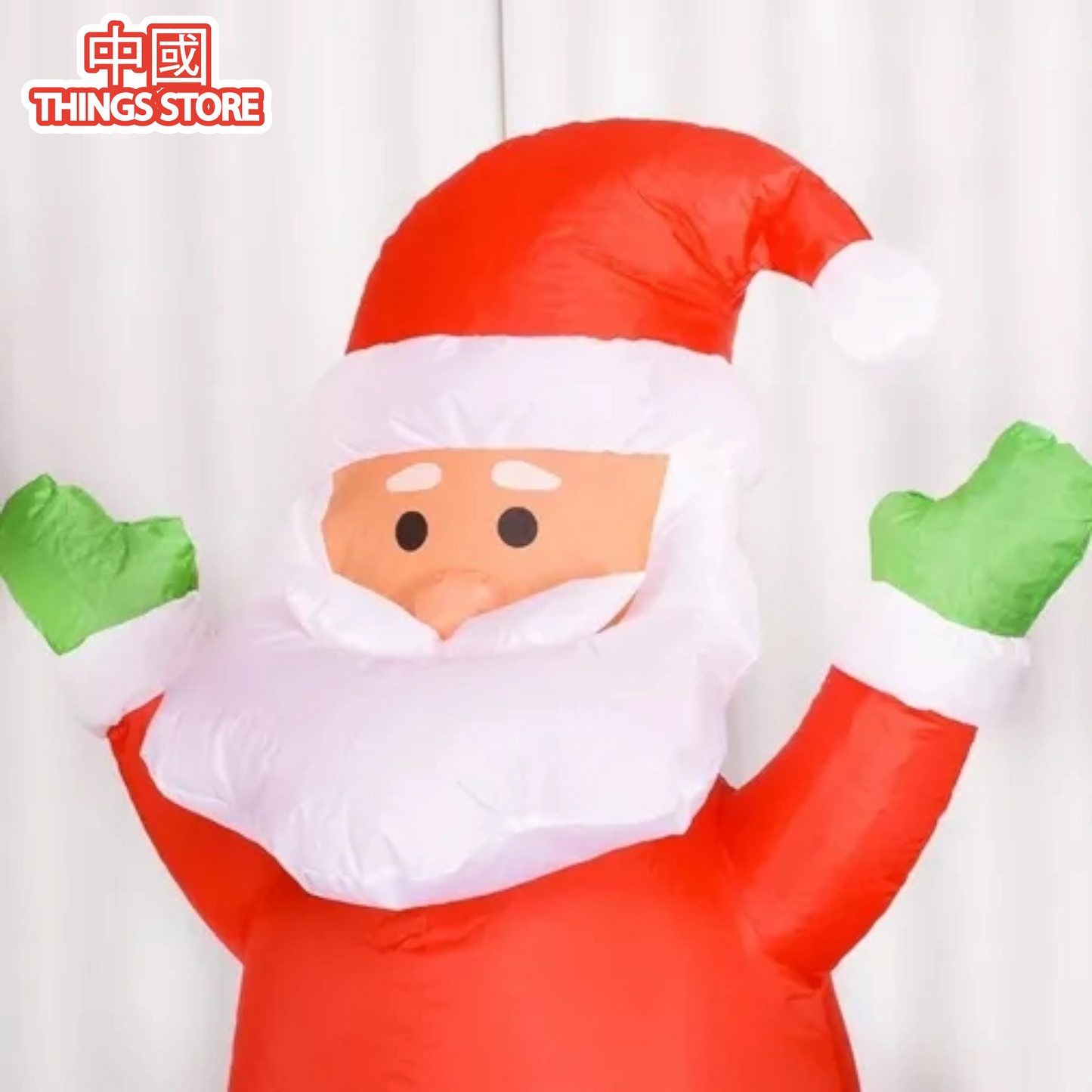 Inflable de Santa Claus 1.8 metros