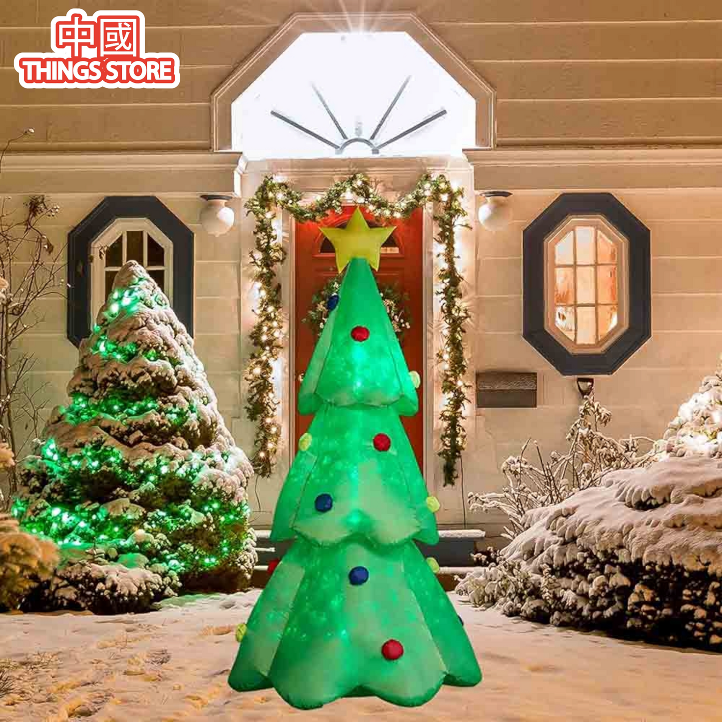 Inflable de árbol navideño 1.8 metros