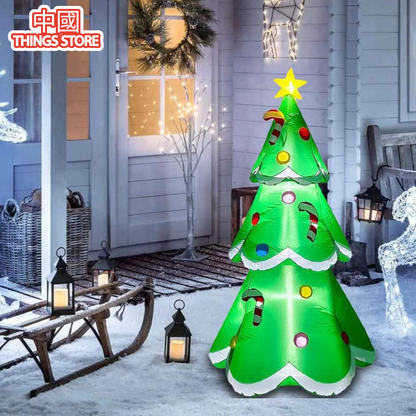 Inflable de árbol navideño 1.8 metros