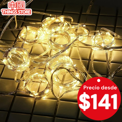 Serie de luces en cortina 2x2.5metros