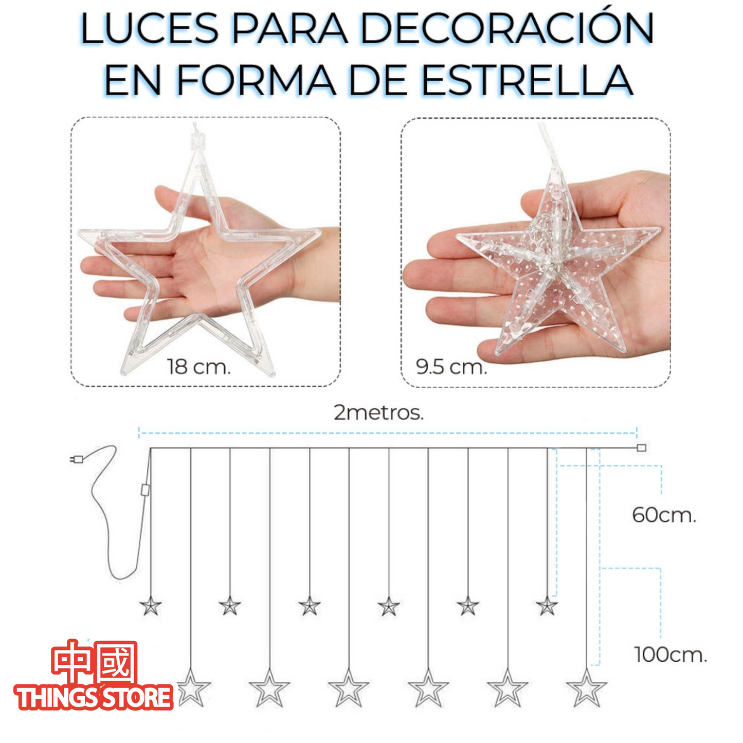 Serie de estrellas 2.5 metros