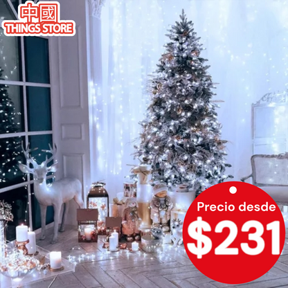 Serie de cascada luz blanca 10 metros