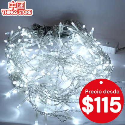 Serie de luces blancas 15 metros