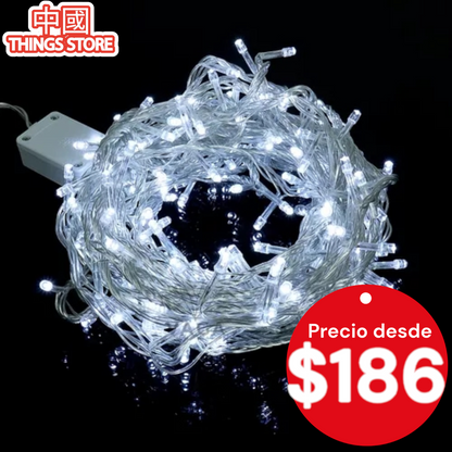 Serie de luces blancas 25 metros