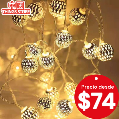 Serie de luces de esfera