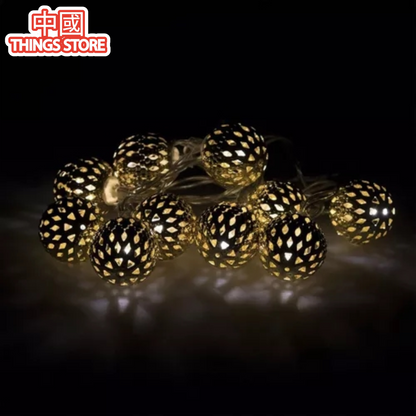 Serie de luces de esfera