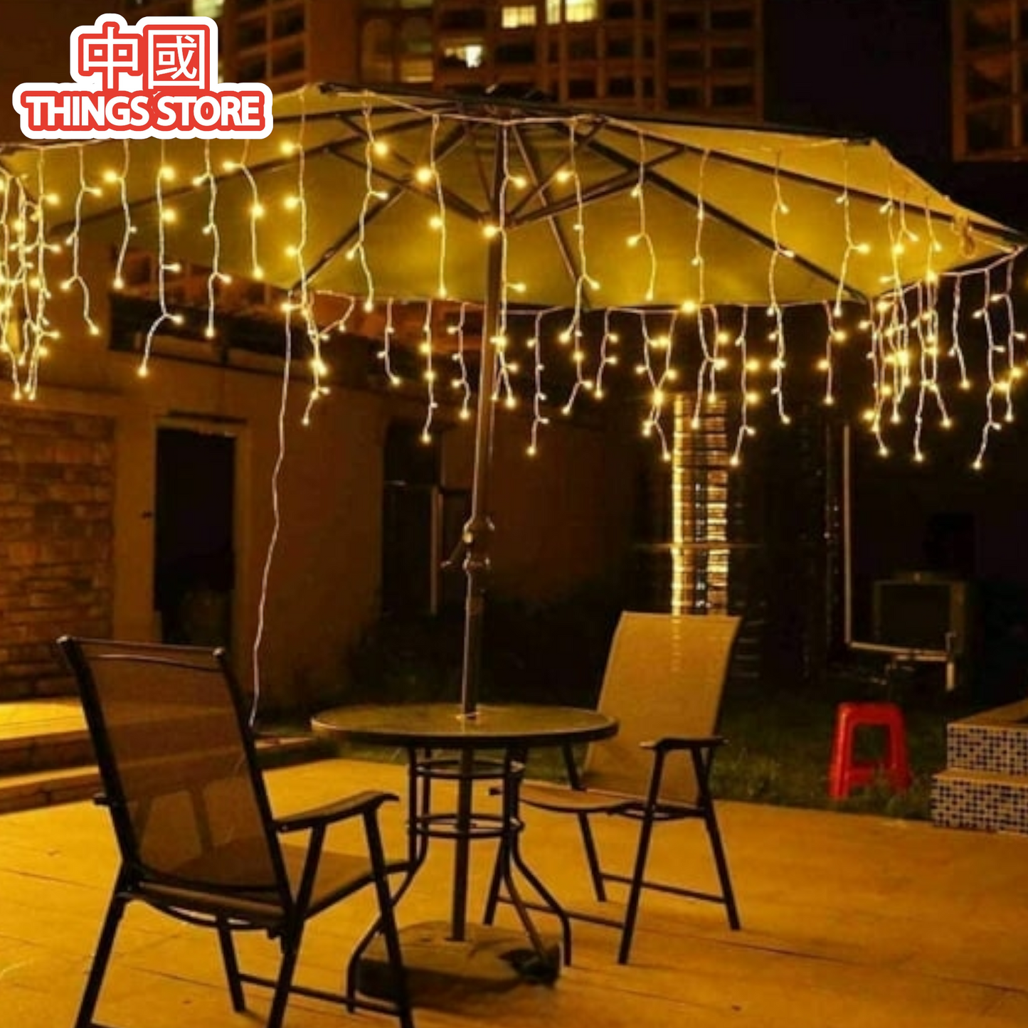 Serie cálida 100 luces 6m