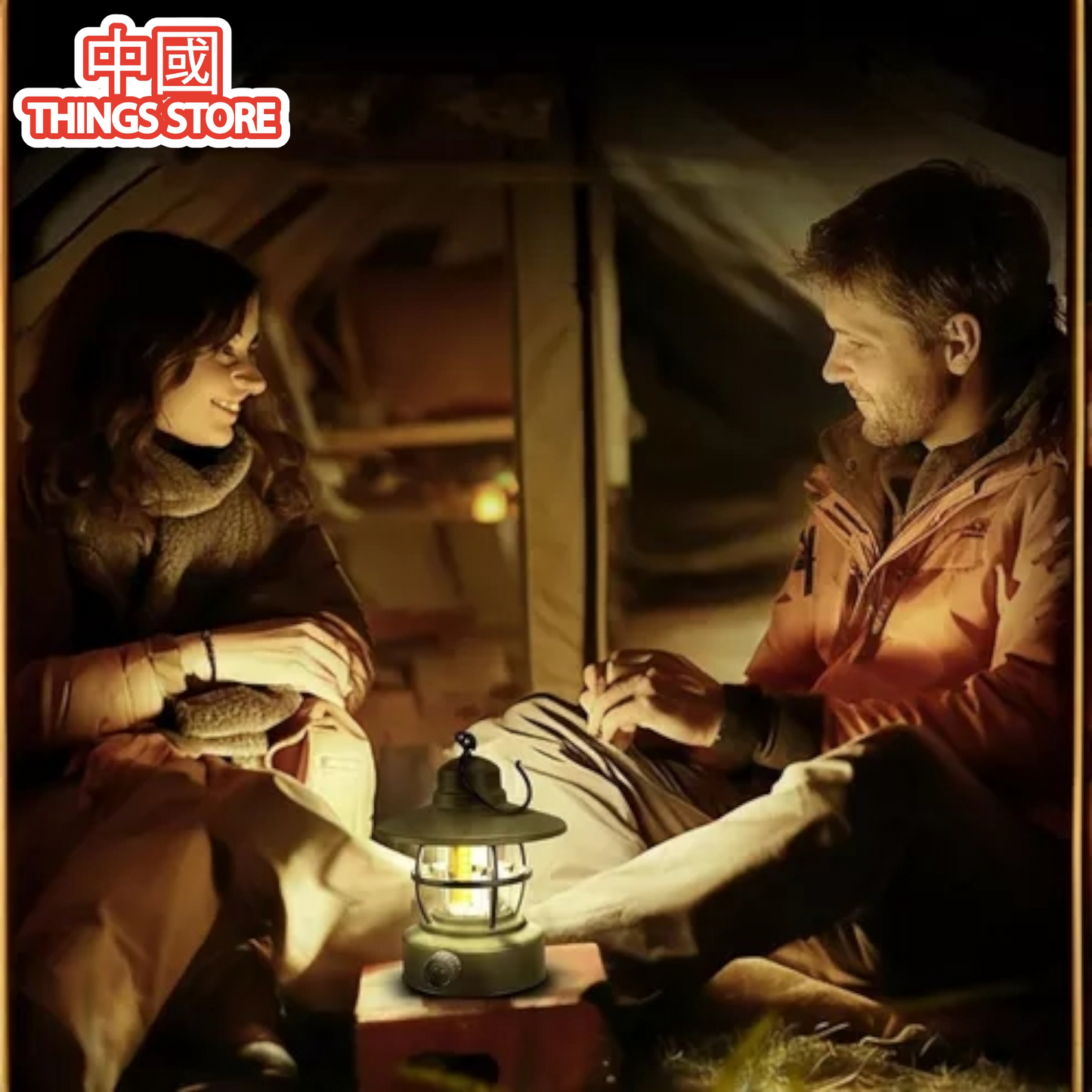 Lámpara de candil para camping