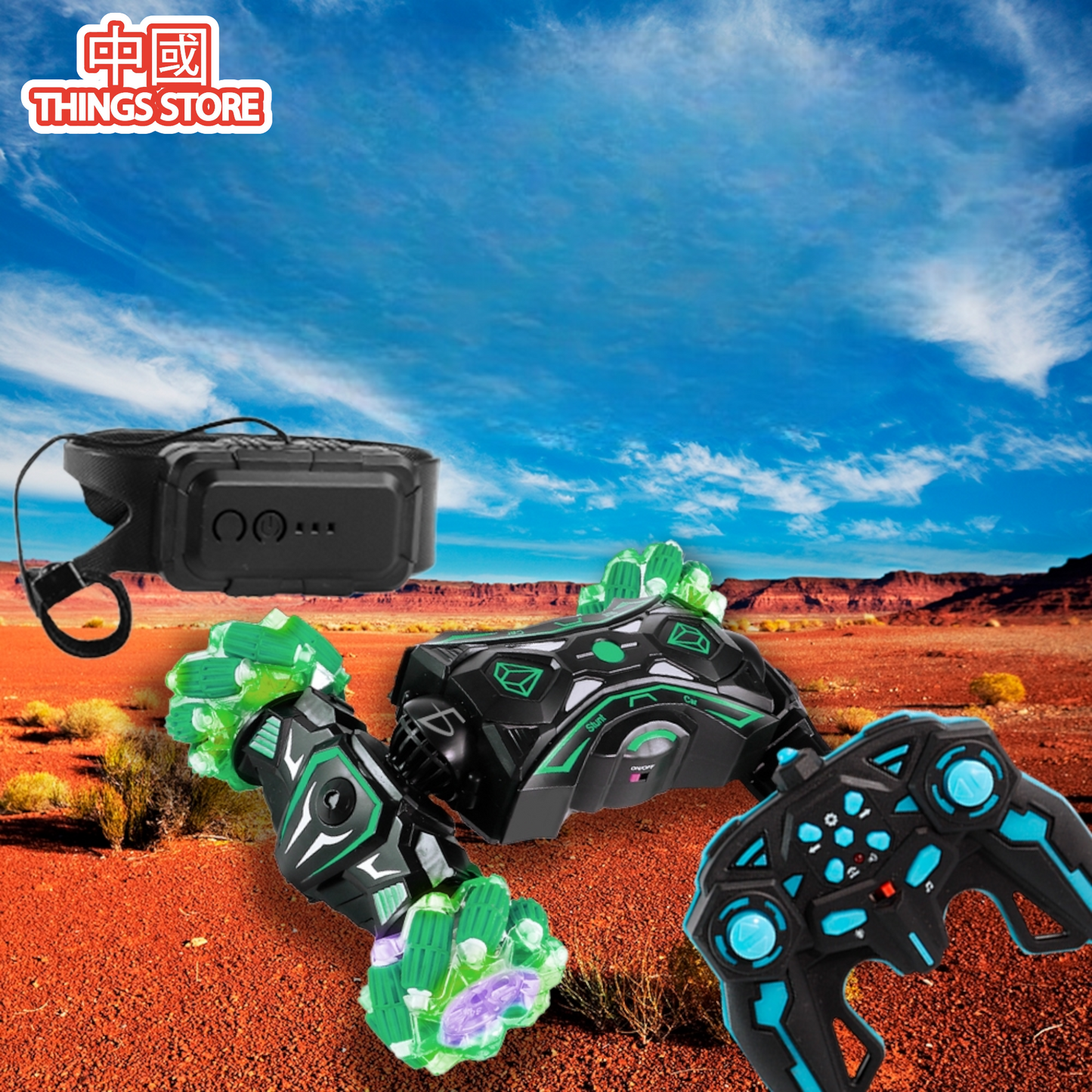 Coche de control remoto todo terreno