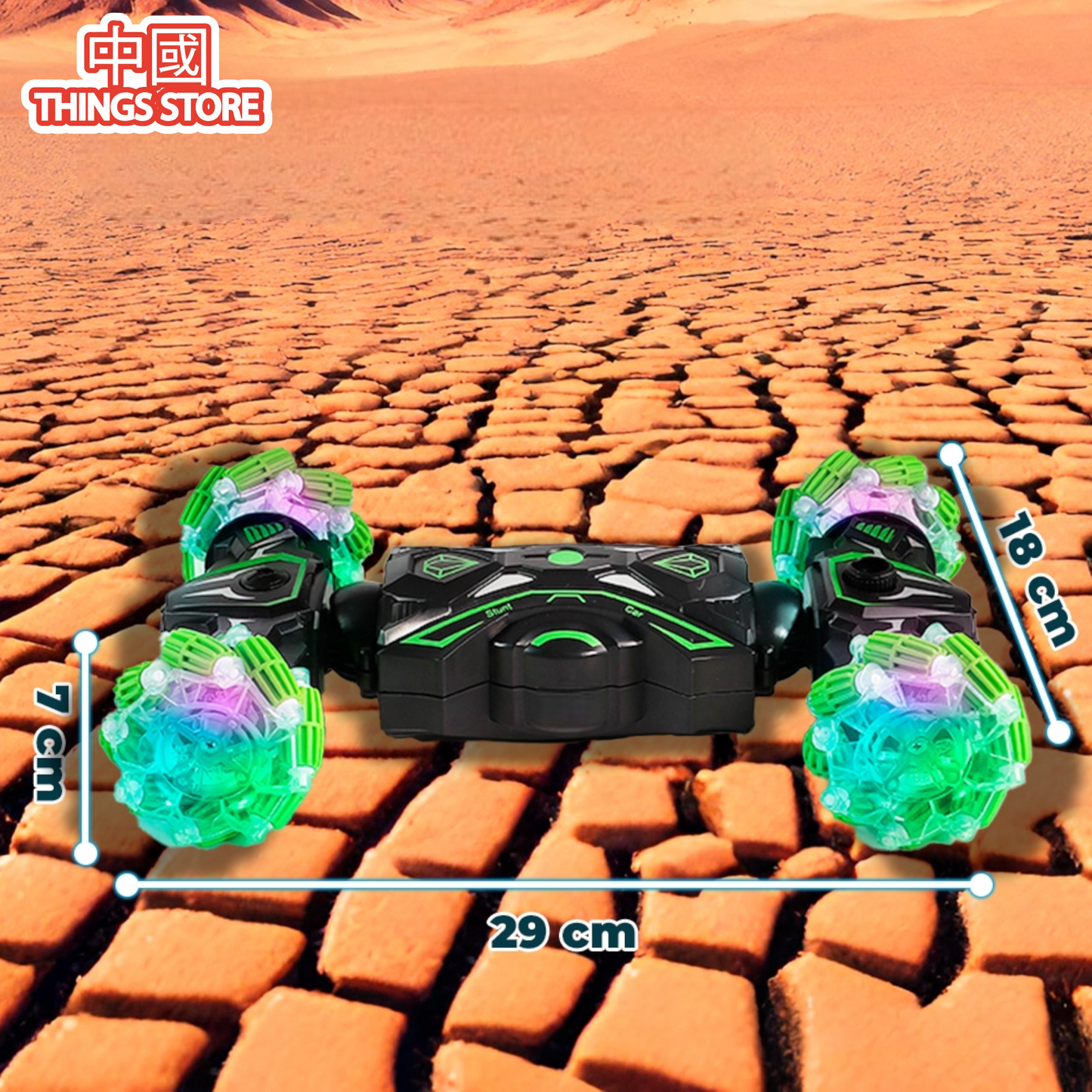 Coche de control remoto todo terreno