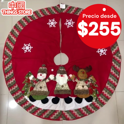 Pie de árbol navideño