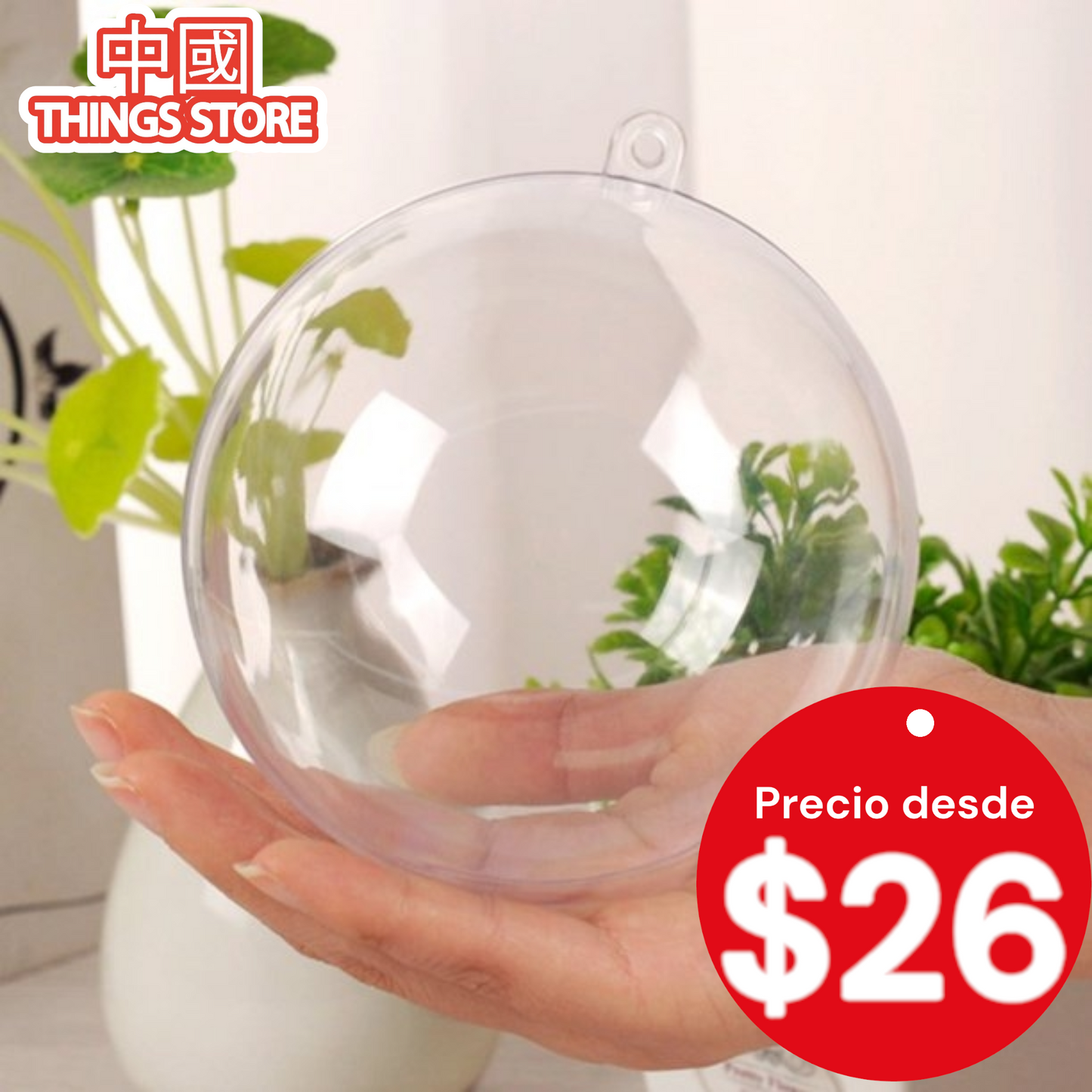 Esfera rellenable 10cm