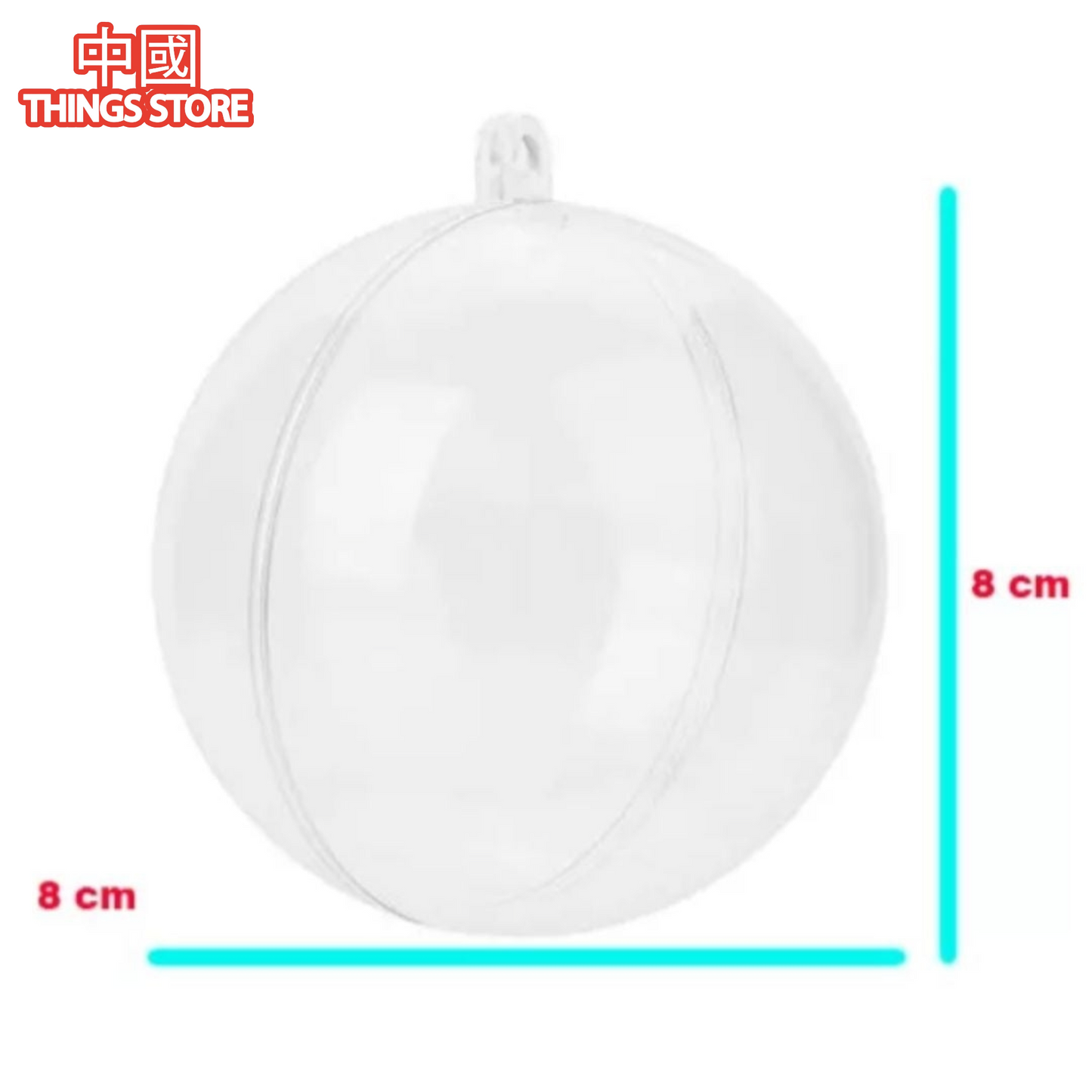 Esfera rellenable 8cm