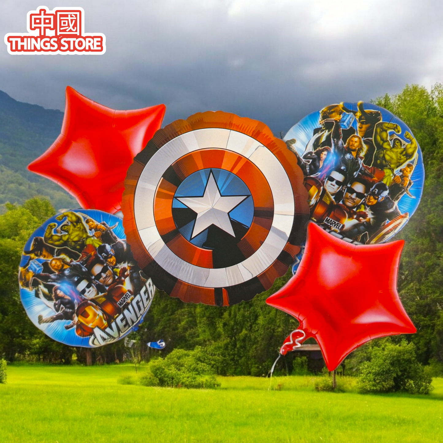 Set de globos de personajes