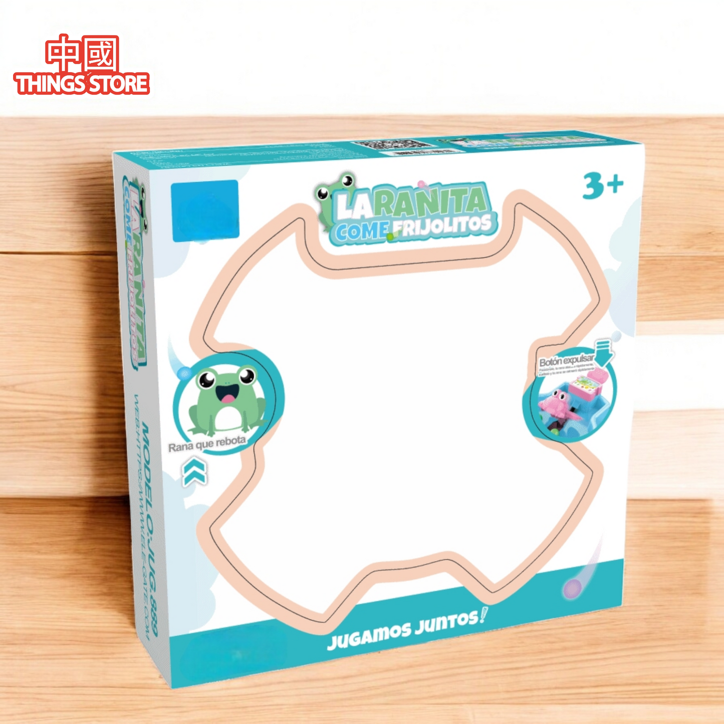 Juego de mesa alimenta a las ranas