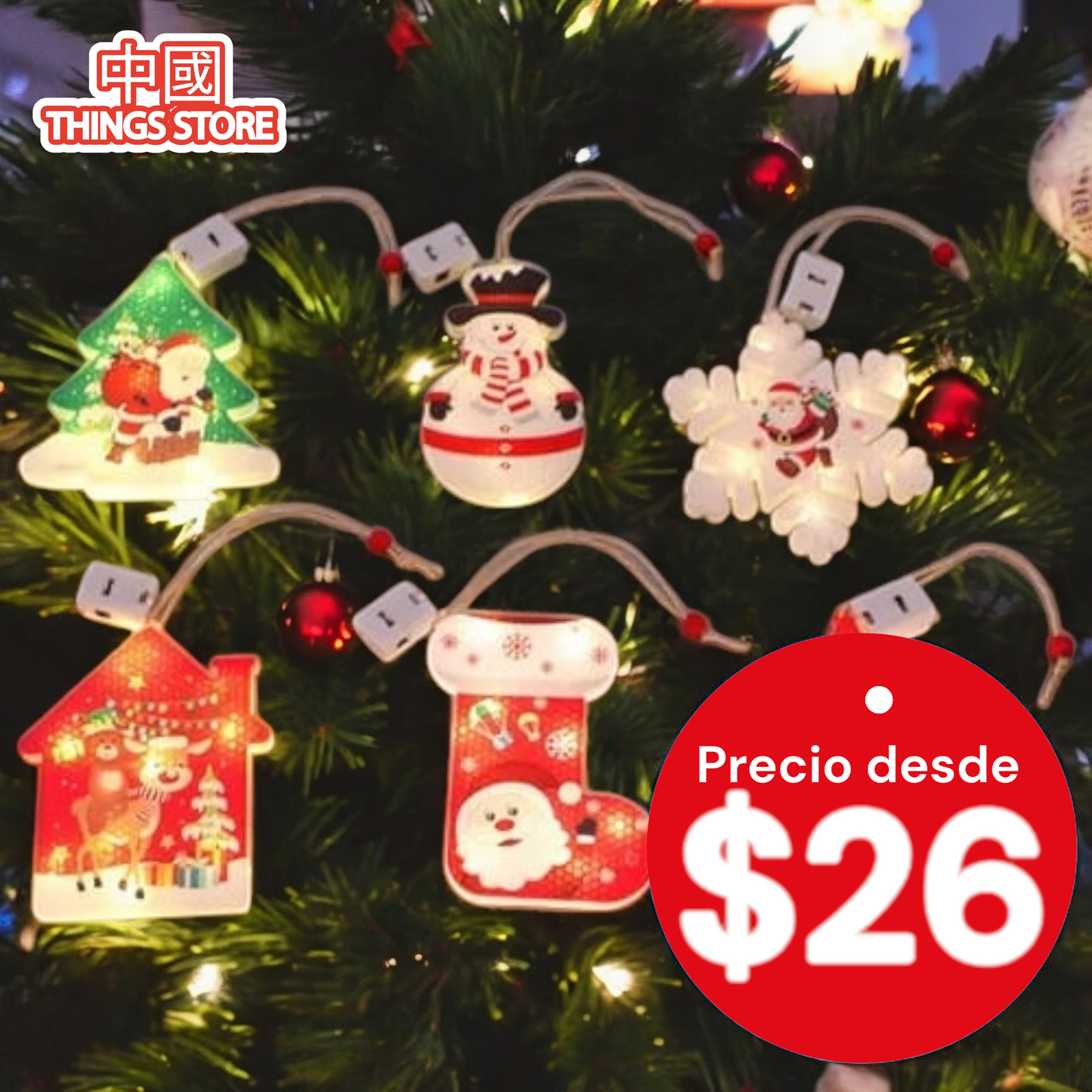 Adorno navideño LED