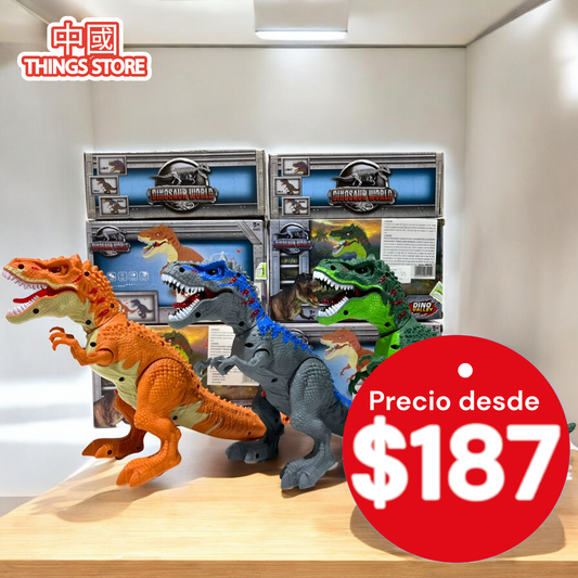 Dinosaurio saca humo