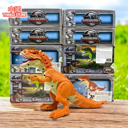 Dinosaurio saca humo