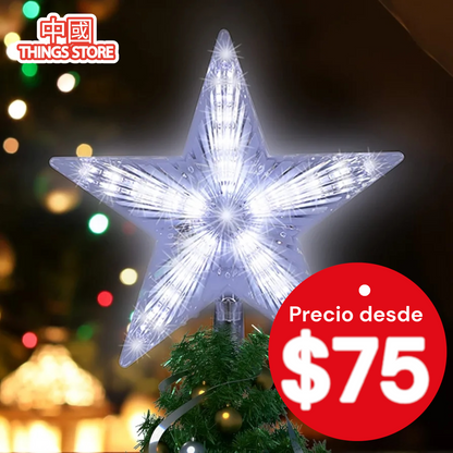 Estrella LED para árbol de navidad