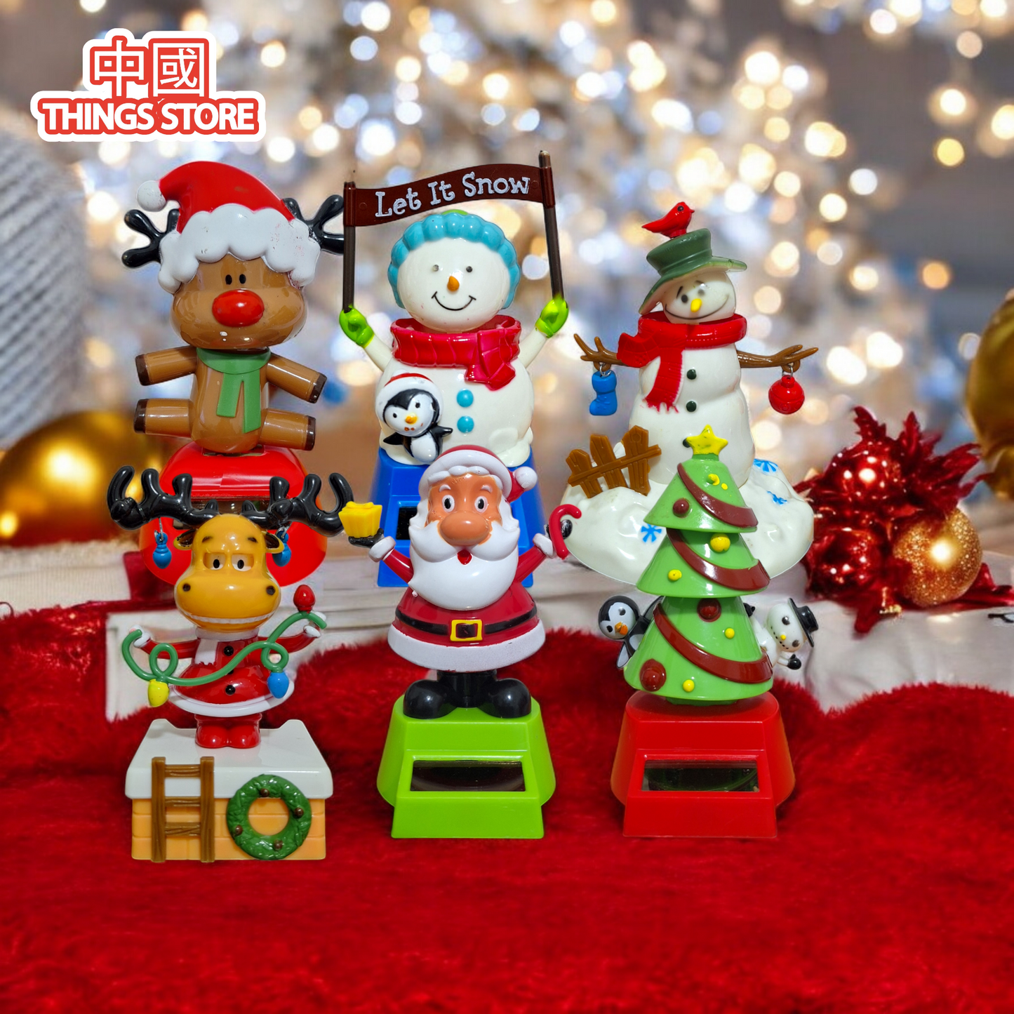 Muñeco solar navideño