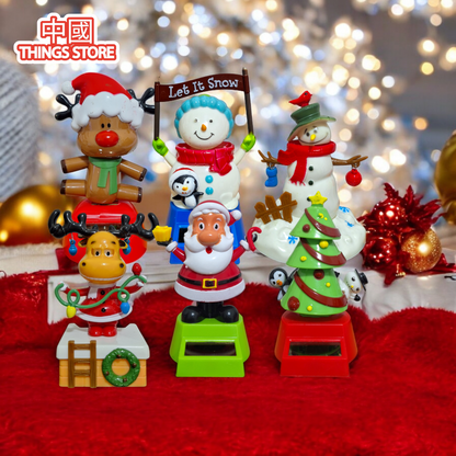 Muñeco solar navideño