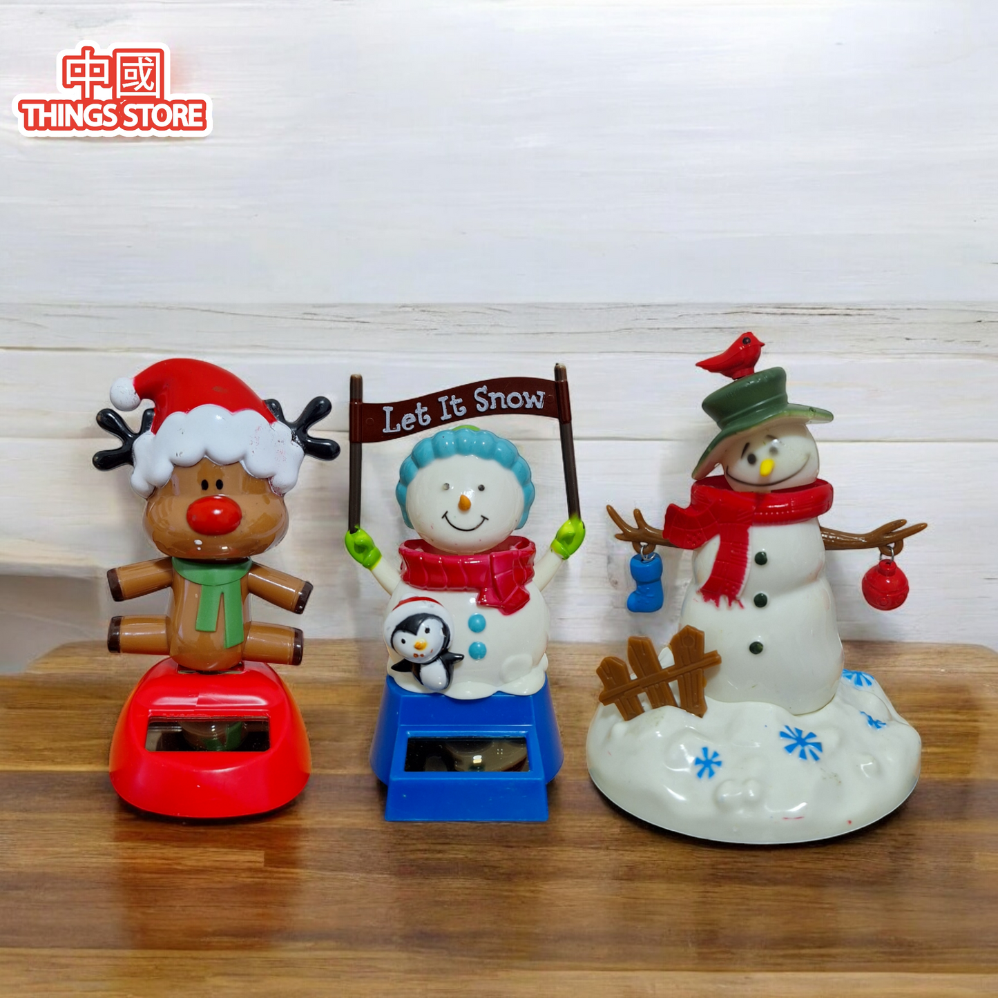 Muñeco solar navideño