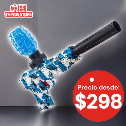 Juguete lanzador de bolas de hidrogel