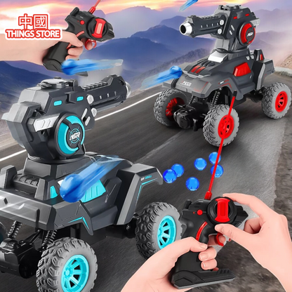 Carro a control remoto con cañón