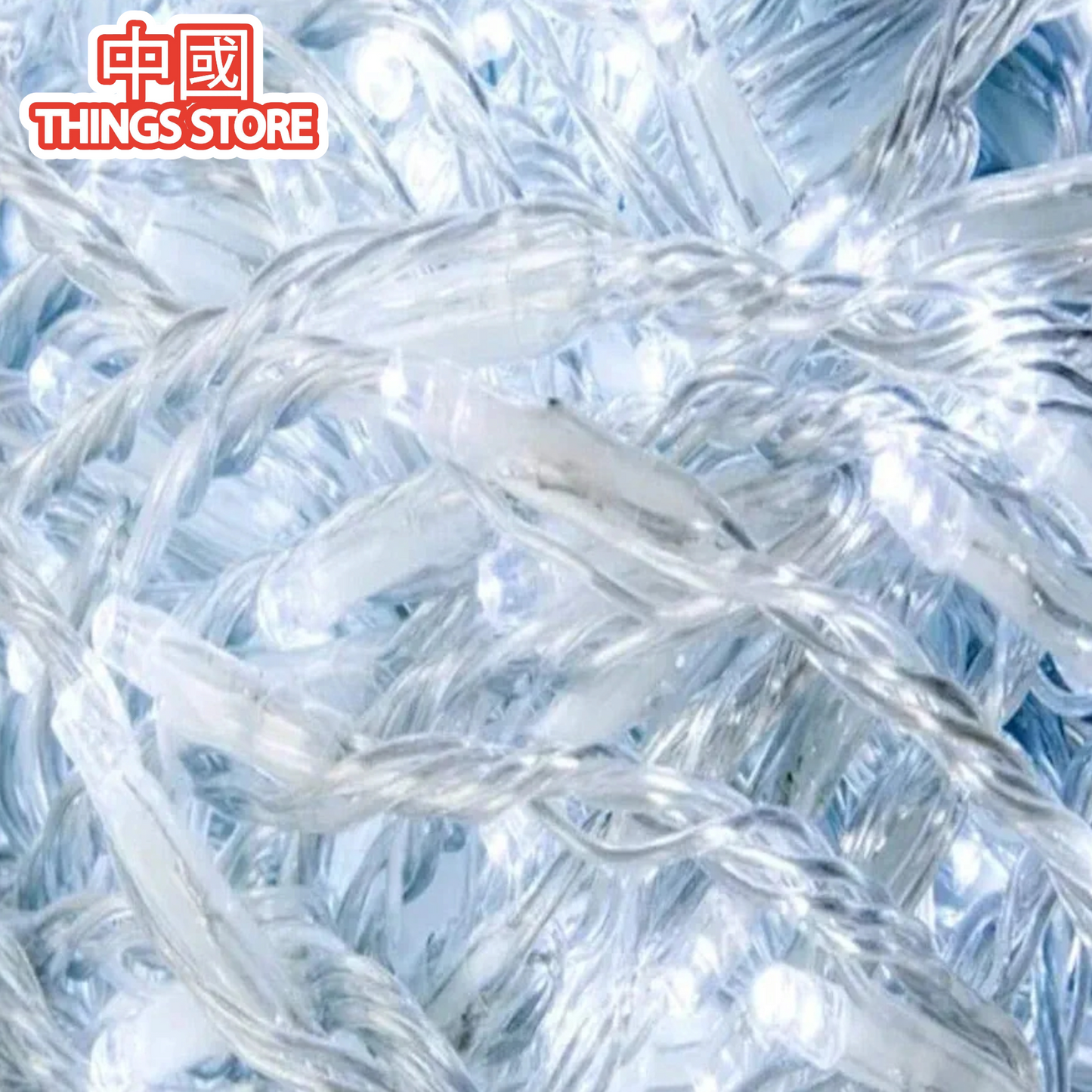 Serie de cascada blanca 500luces